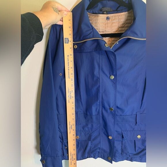 Soma Intimates Blue lined Cargo jacket size M - Picture 9 of 10